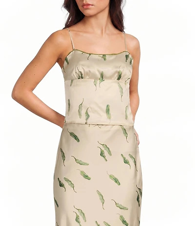 Bailey Rose Green Chili Pepper Coordinating Top