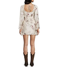 Bailey Rose Western Horseshoe Print Mini Dress