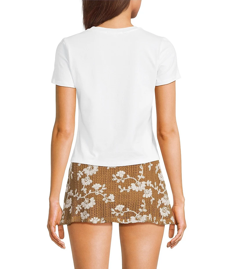 Bailey Rose Knit Bread Motif T-Shirt