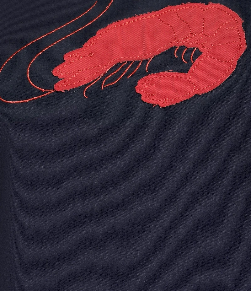 Bailey Rose Knit Shrimp Short Sleeve Baby Tee