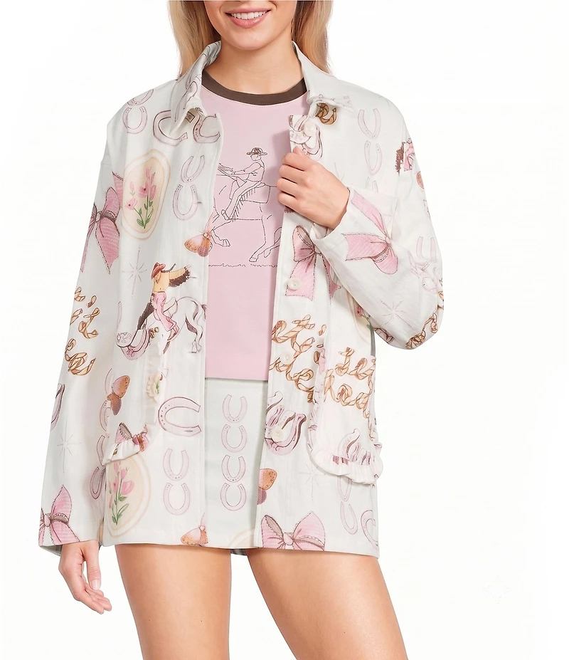 Bailey Rose Lets Rodeo Jean Jacket