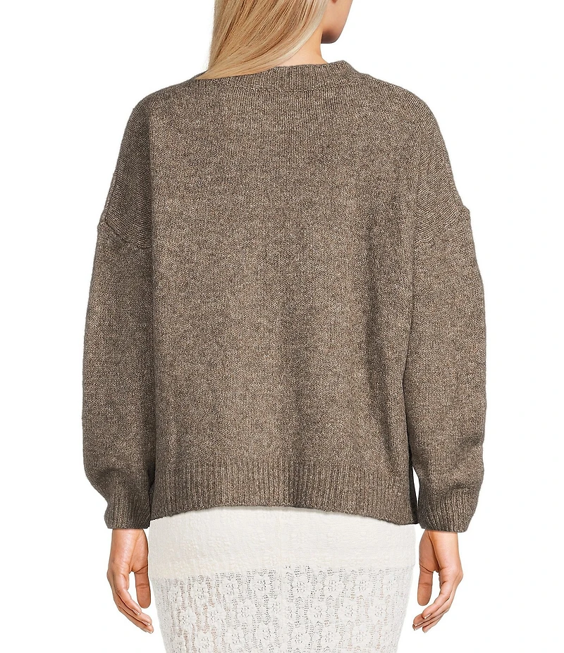 Bailey Rose Long Sleeve Crew Neck Duck Print Sweater