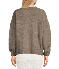 Bailey Rose Long Sleeve Crew Neck Duck Print Sweater
