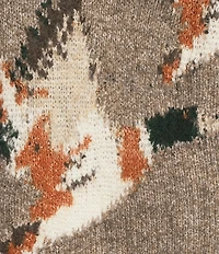 Bailey Rose Long Sleeve Crew Neck Duck Print Sweater