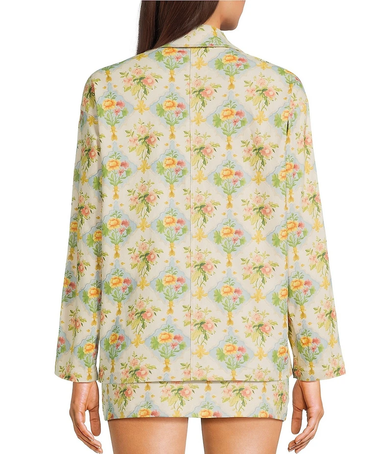 Bailey Rose Long Sleeve Floral Print Jacket