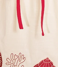 Bailey Rose Mini Seashell Print Coordinating Micro Skort