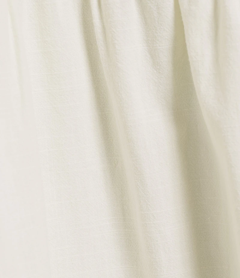 Bailey Rose Nantucket Square Neck Sleeveless Embroidered Hem Tie Front Maxi Dress