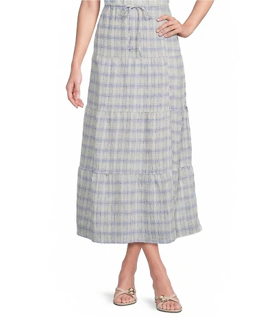 Bailey Rose Plaid Coordinating Maxi Skirt
