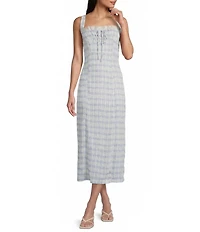 Bailey Rose Plaid Midi Dress