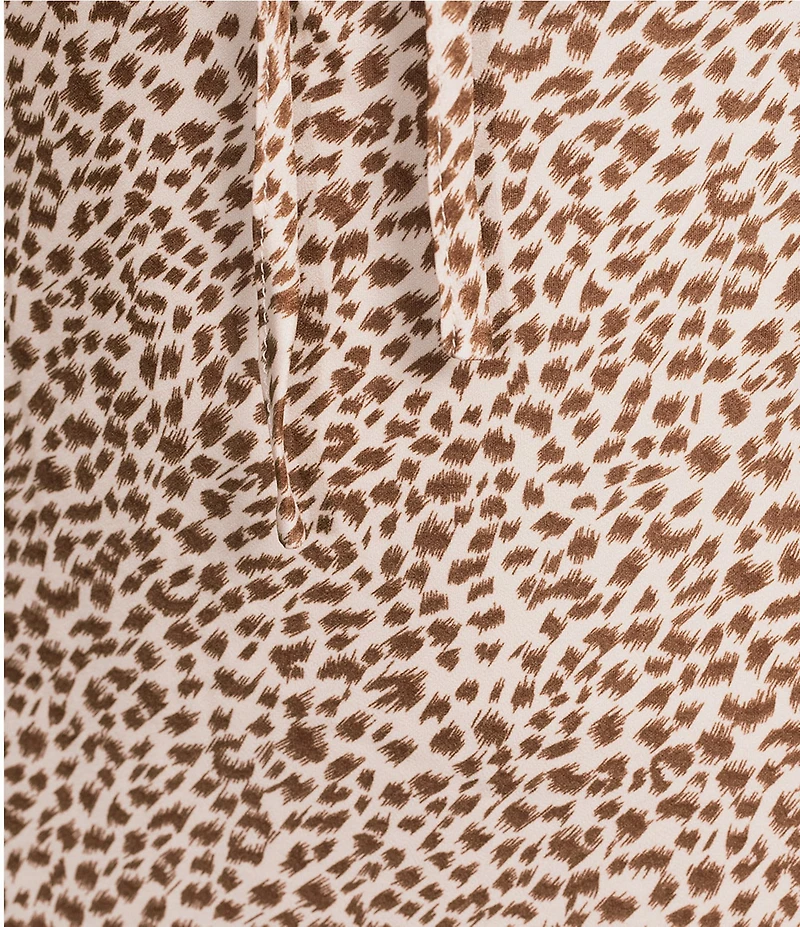 Bailey Rose Scoop Neck Animal Print Maxi Dress
