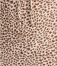 Bailey Rose Scoop Neck Animal Print Maxi Dress