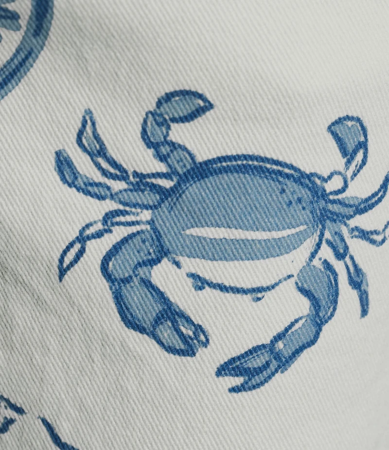 Bailey Rose Seashell Print Wide Leg Coordinating Jeans