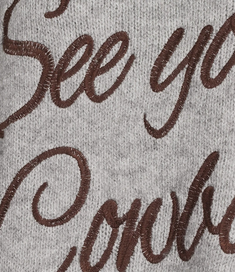 Bailey Rose See You Cowboy Long Sleeve Sweater