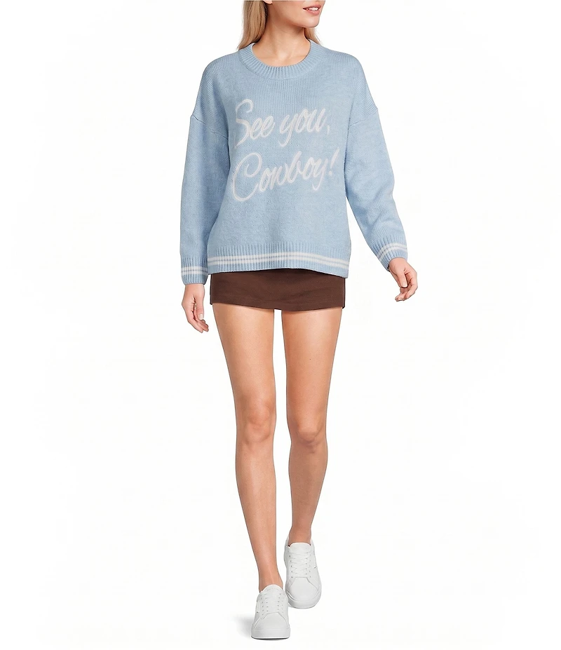 Bailey Rose See You Cowboy Long Sleeve Sweater