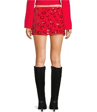 Bailey Rose Sequin Mini Skirt