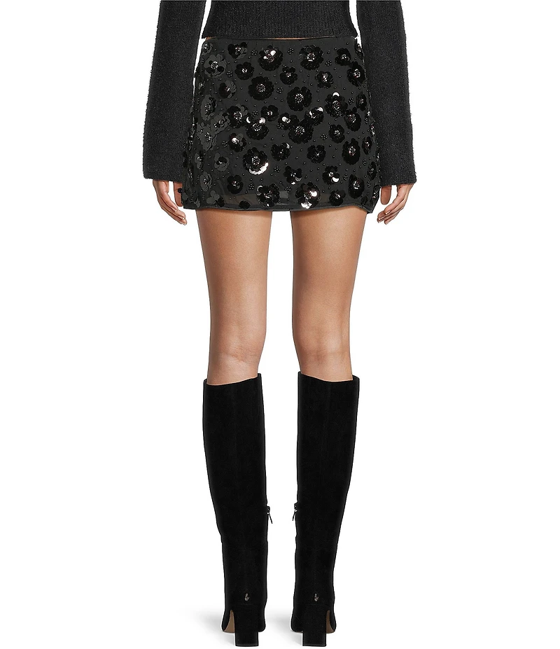 Bailey Rose Sequin Mini Skirt