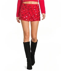 Bailey Rose Sequin Mini Skirt