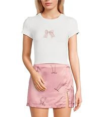 Bailey Rose Short Sleeve Bow Baby T-Shirt