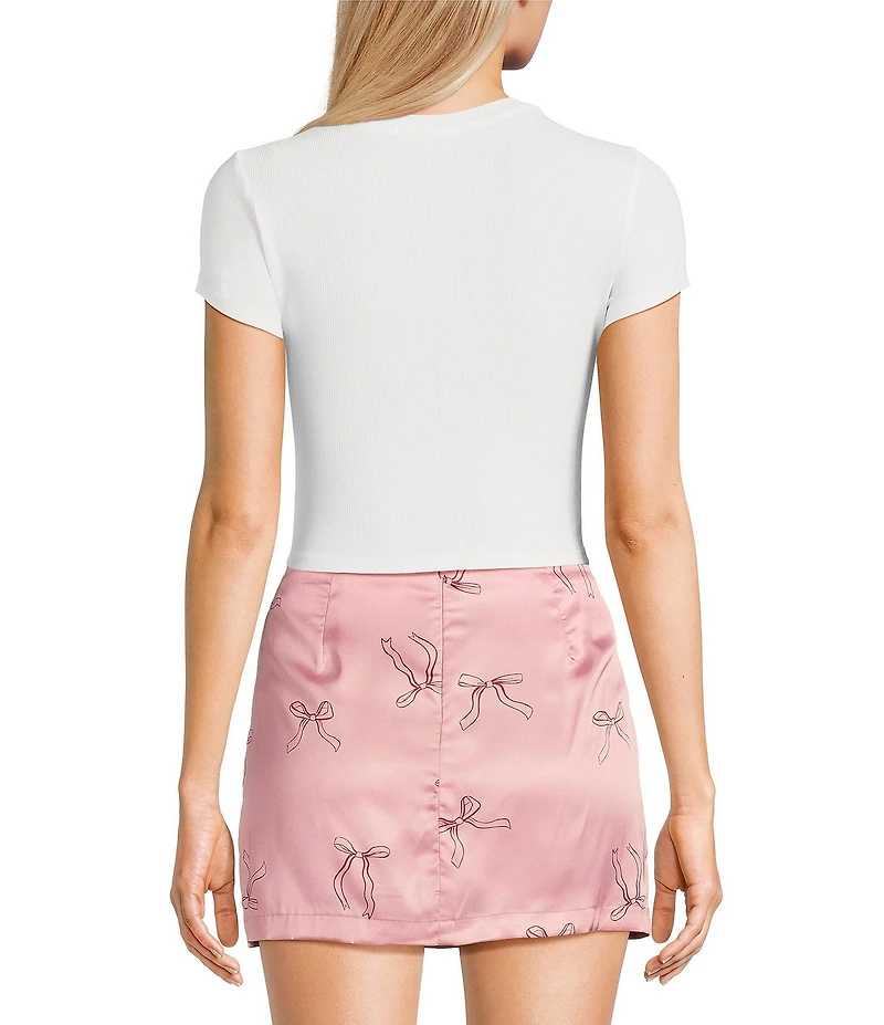 Bailey Rose Short Sleeve Bow Baby T-Shirt