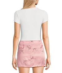Bailey Rose Short Sleeve Bow Baby T-Shirt