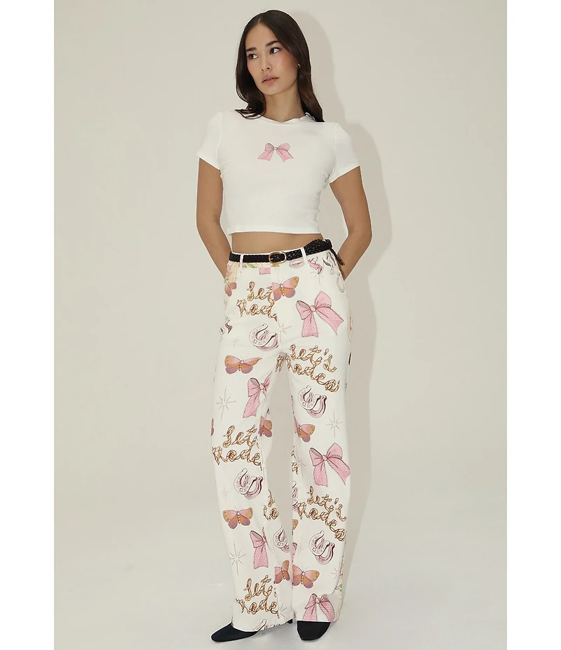 Bailey Rose Short Sleeve Bow Baby T-Shirt