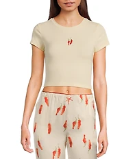 Bailey Rose Short Sleeve Red Chili Pepper Coordinating Baby T-Shirt