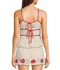 Bailey Rose Sleeveless Cinched Coordinating Top