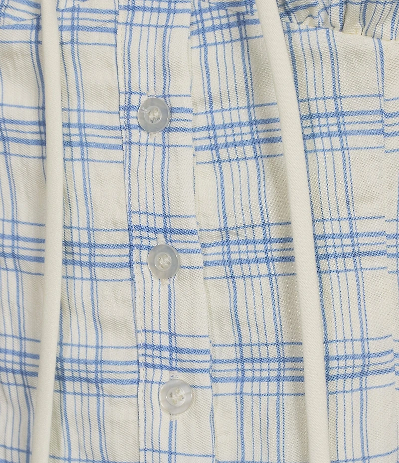 Bailey Rose Sleeveless Peter Pan Plaid Coordinating Top