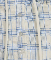 Bailey Rose Sleeveless Peter Pan Plaid Coordinating Top