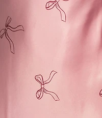 Bailey Rose Square Neck Bow Print Maxi Dress