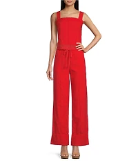 Bailey Rose Square Neck Sleeveless Eyelet Top