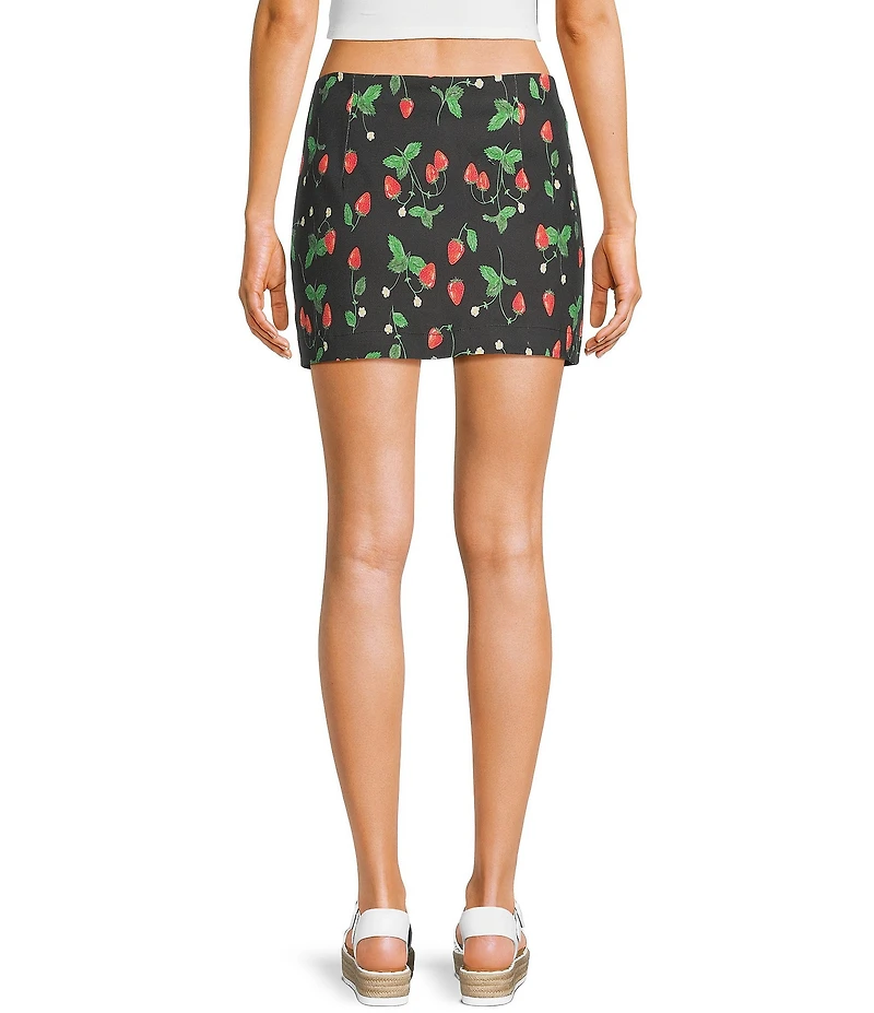 Bailey Rose Strawberry Micro Mini Skort
