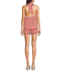 Bailey Rose Stripe Mini Romper
