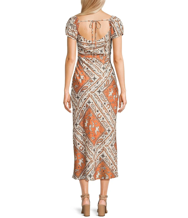 Bailey Rose Western Midi Dress