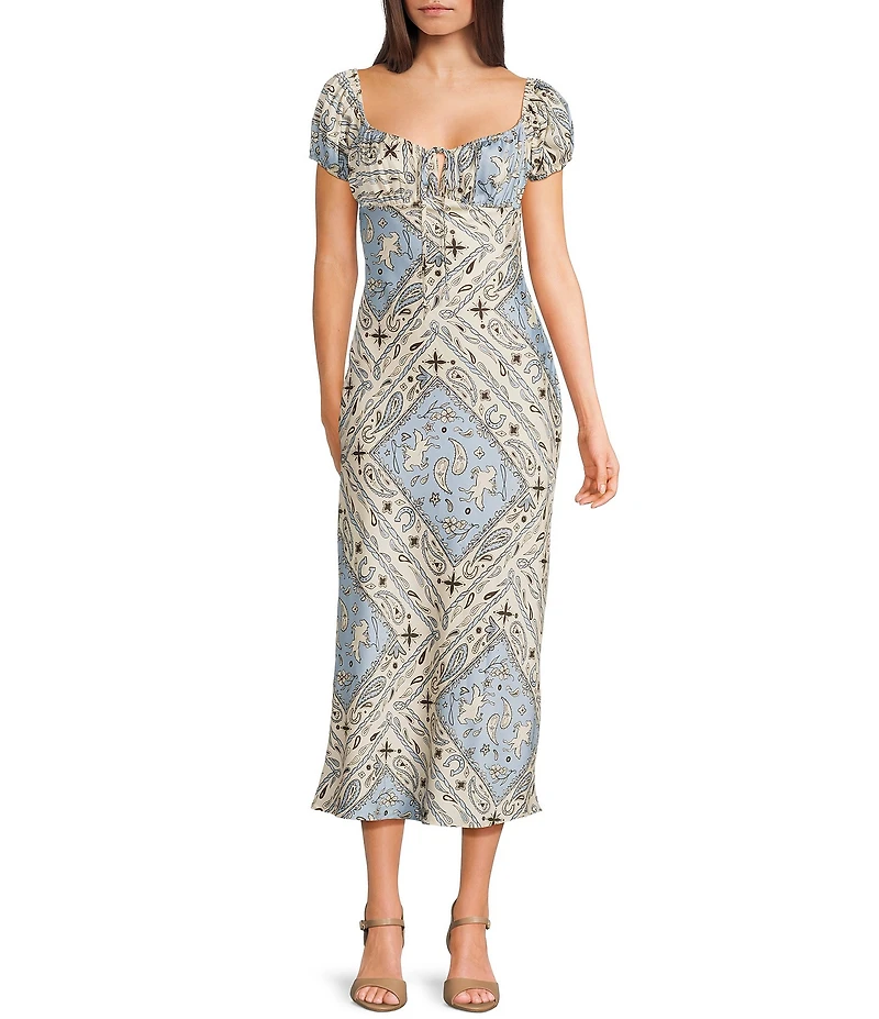 Bailey Rose Western Midi Dress
