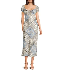 Bailey Rose Western Midi Dress