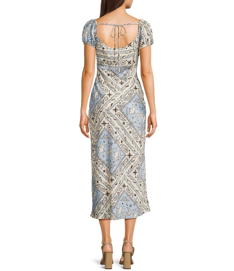 Bailey Rose Western Midi Dress