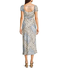 Bailey Rose Western Midi Dress