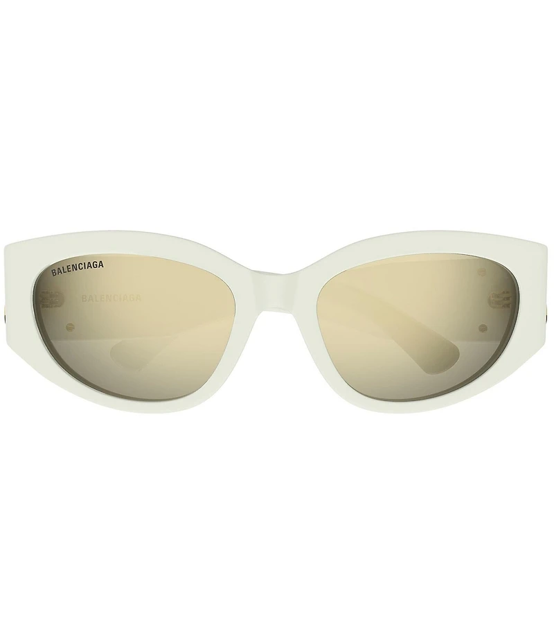 Balenciaga Women's Bossy 55mm Oval Sunglasses
