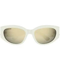 Balenciaga Women's Bossy 55mm Oval Sunglasses