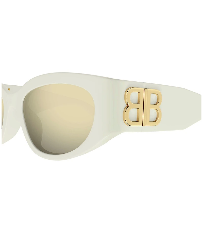 Balenciaga Women's Bossy 55mm Oval Sunglasses