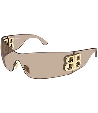 Balenciaga Women's Bossy 99mm Wrap Sunglasses