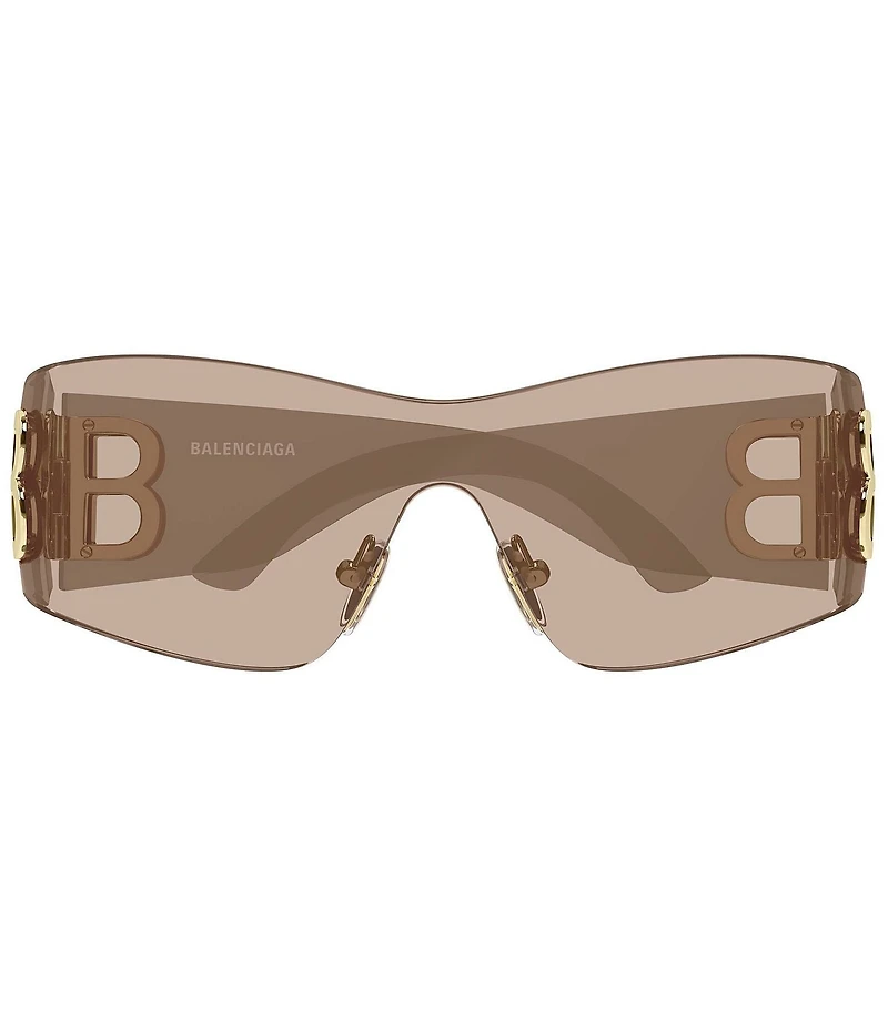 Balenciaga Women's Bossy 99mm Wrap Sunglasses