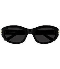 Balenciaga Women's Casino 55mm Oval Sunglasses