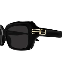 Balenciaga Women's Casino 56mm Rectangle Sunglasses
