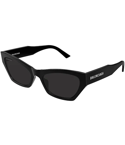 Balenciaga Women's Flat 56mm Cat Eye Sunglasses
