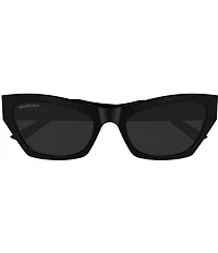 Balenciaga Women's Flat 56mm Cat Eye Sunglasses