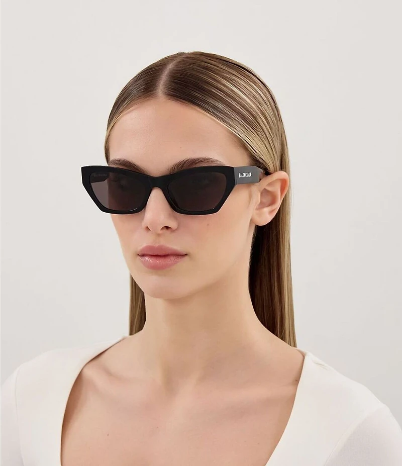 Balenciaga Women's Flat 56mm Cat Eye Sunglasses