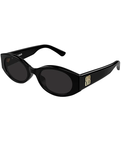 Balenciaga Women's Nano 53mm Oval Sunglasses