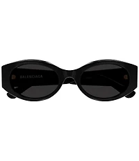 Balenciaga Women's Nano 53mm Oval Sunglasses